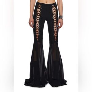 WANDERING MIND LACE-UP PANTS